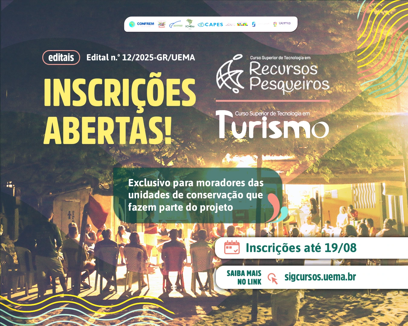 Recursos Pesqueiros e Turismo – Inscrições (Banner Slideshow Celular)